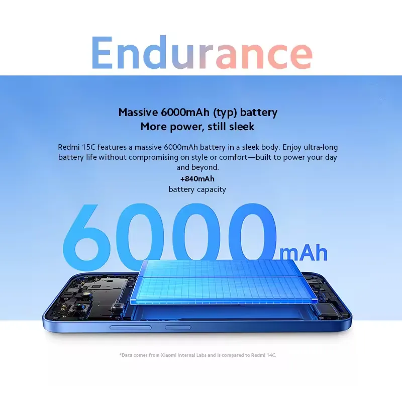 Global Version Xiaomi Redmi 15C Smartphone 50MP main camera MTK Helio G81-Ultra Octa Core 120Hz 6.9" Dot Drop display 33W charge - Imagen 3