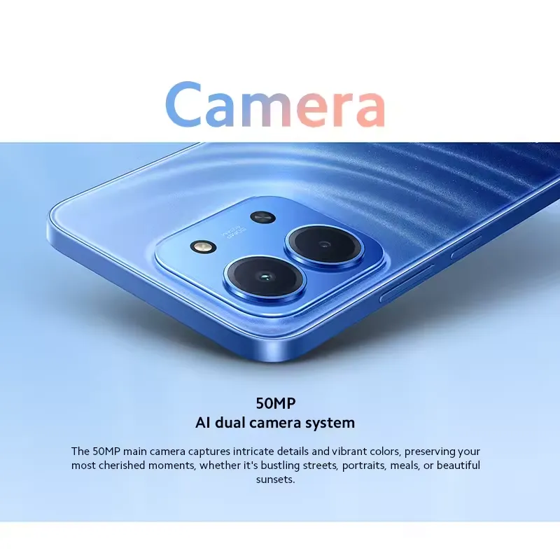 Global Version Xiaomi Redmi 15C Smartphone 50MP main camera MTK Helio G81-Ultra Octa Core 120Hz 6.9" Dot Drop display 33W charge - Imagen 6