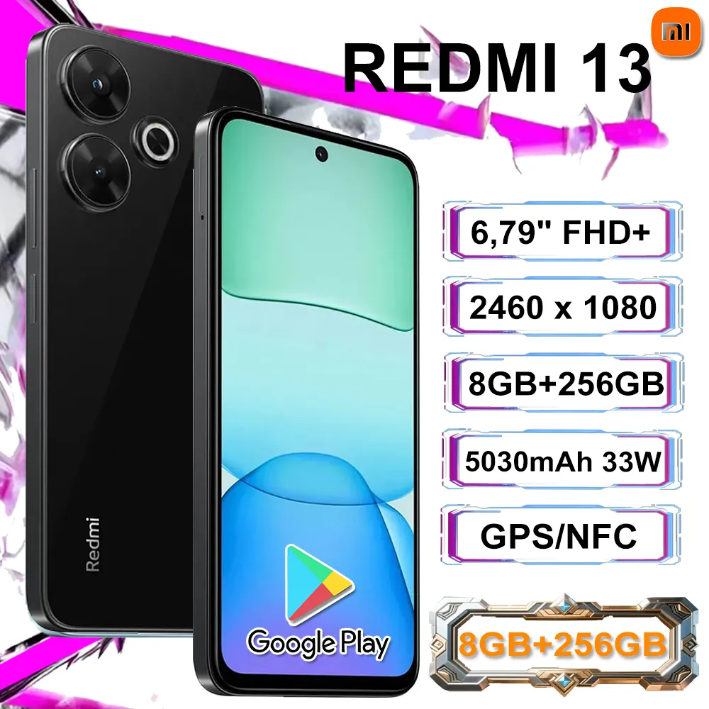 Xiaomi Redmi13 smart phone 2460x1080 high resolution 5030mah long standby 8gb+256gb GPS/NFC function [EU/US/UK specifications] - Imagen 6