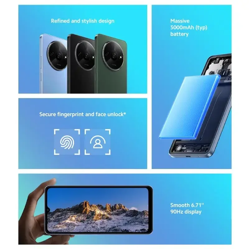 [World Premiere]Global Version Xiaomi Redmi A3 Smartphone 90Hz 6.71" Dot Drop display MediaTek Helio G36 5000mAh Battery - Imagen 2