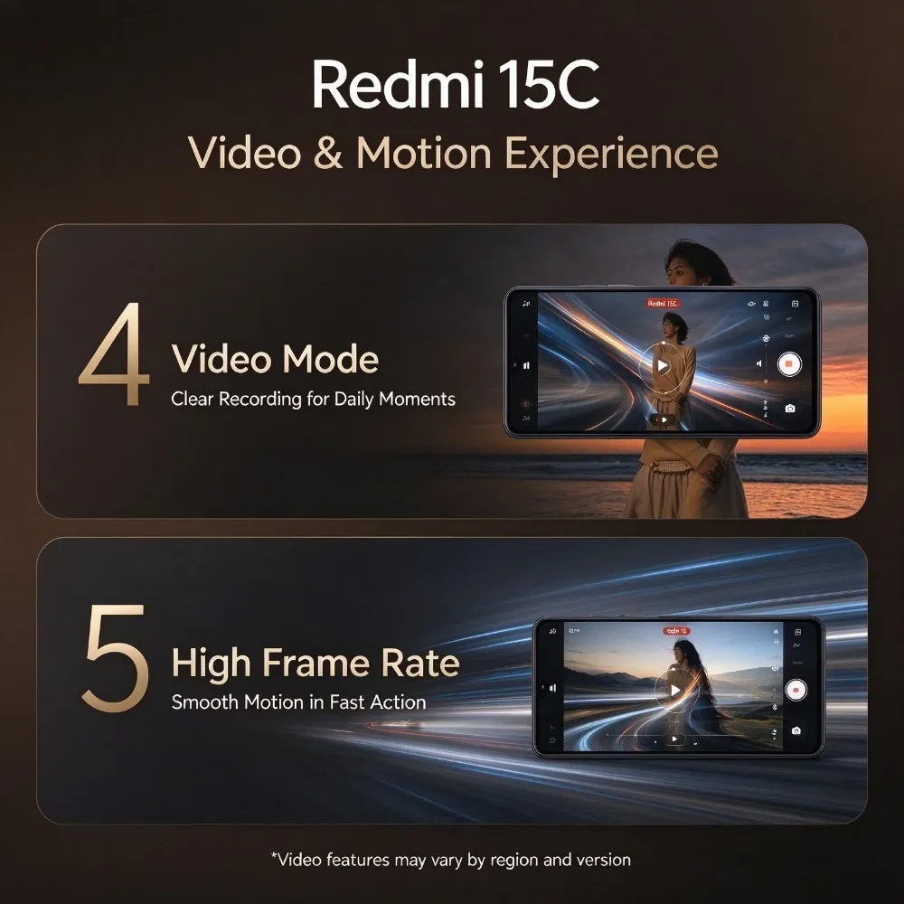 Xiaomi Redmi 15C-8+256GB global Smartphone, MediaTek Helio G81-Ultra, 6.9" 120Hz Immersive Screen, 50MP Camera, 6000mAh Battery - Imagen 4