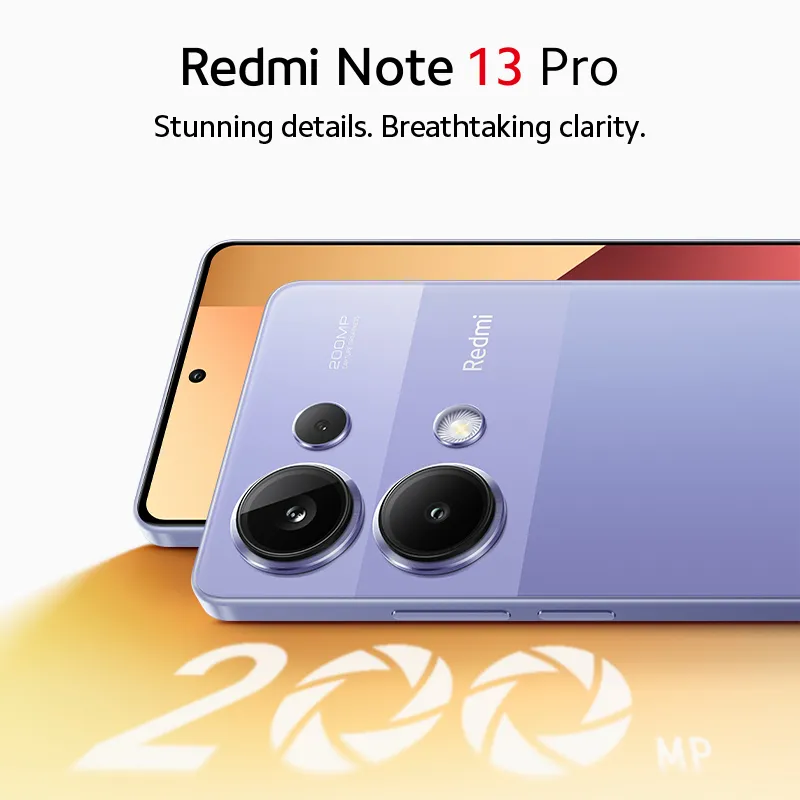 Redmi Note 13 Pro 4G Global Version Xiaomi 200MP OIS Camera 67W Turbo Charging 6.67" AMOLED display NFC MediaTek Helio G99 Ultra - Imagen 4