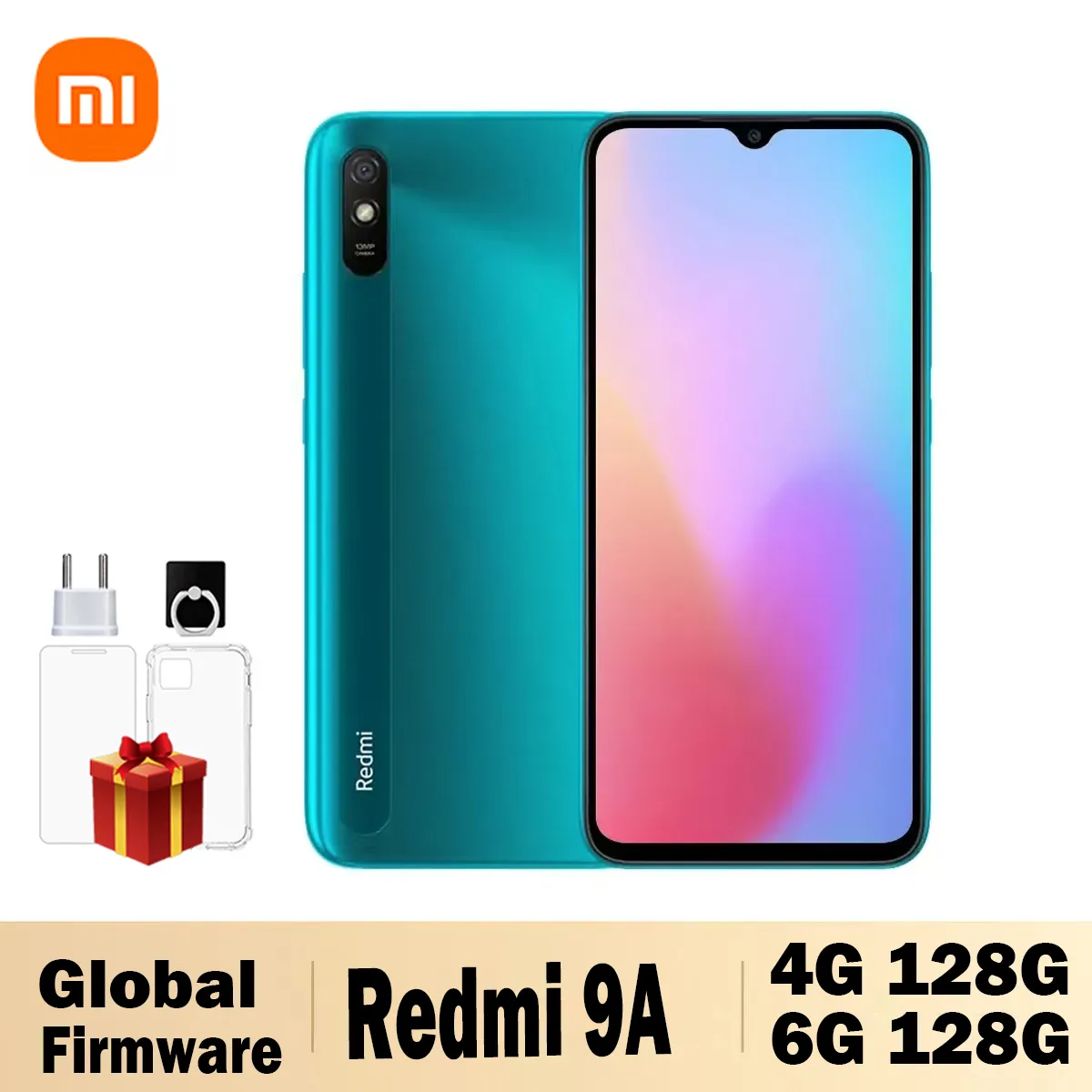 Xiaomi Redmi 9A Smartphone 4GB 128GB Global Rom Cellphone 5000mAh 6.53 inch MTK Helio G25 Octa Core 13MP Smart phone CN Version - Imagen 1