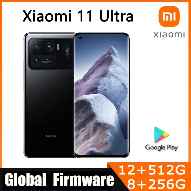 Smartphone 5G celulares Xiaomi 11 ultra Global firmware 12G 512G Snapdragon888 6.81inch 50MP 120W wireless (Wireless reverse) - Imagen 1