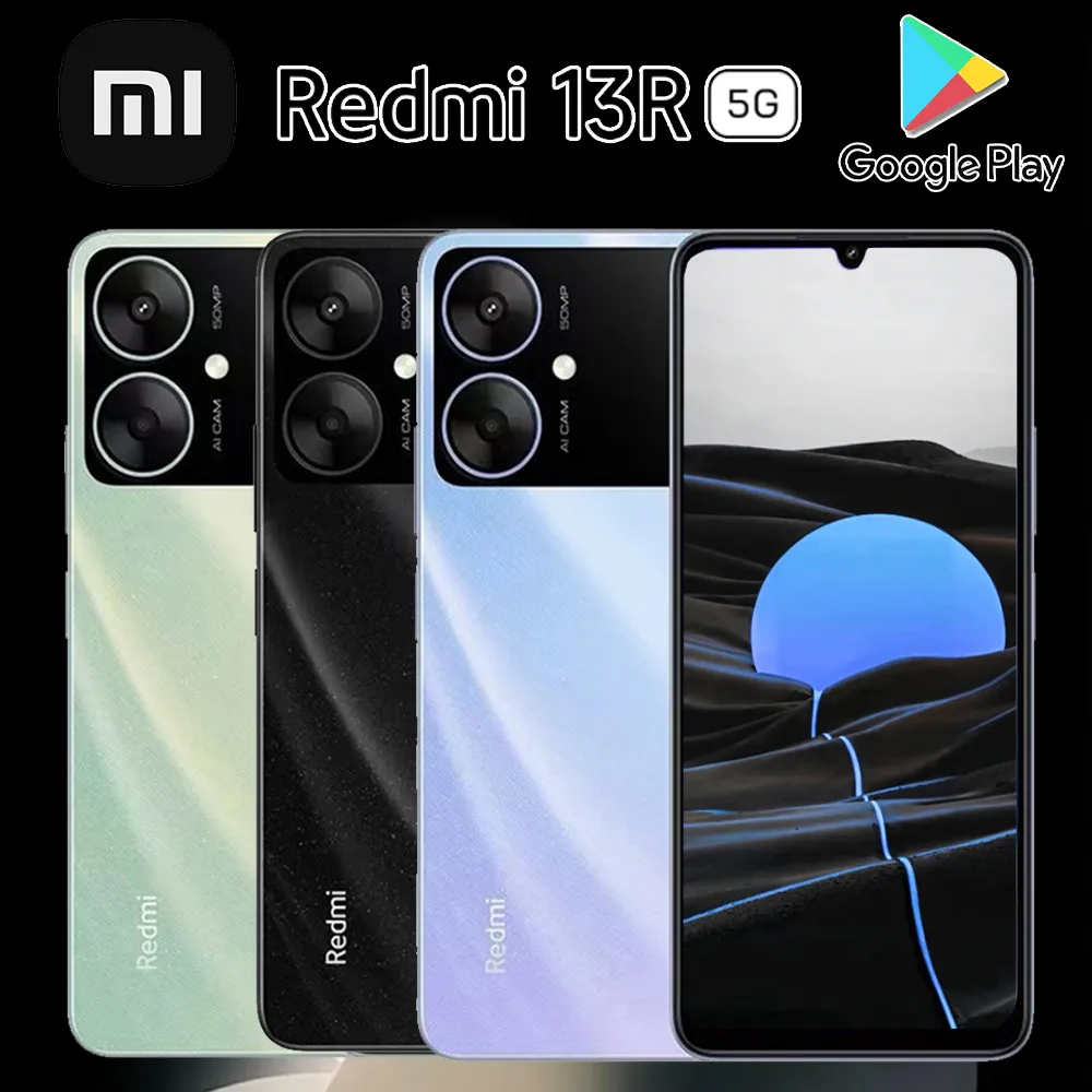 XIAOMI/Redmi 13R 8GB+256GB smartphone 5G/built-in 5000mAh battery/rear video supports up to 1080P 30fps recording - Imagen 1