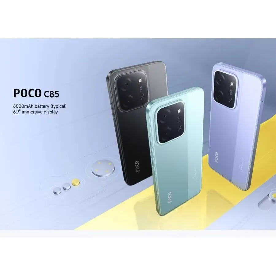 PPoco C85 Smartphone 6.5' HD+ Display 8GB RAM 256GB Storage Mediatek Helio G81 Chipset Dual 48MP Camera - Imagen 4