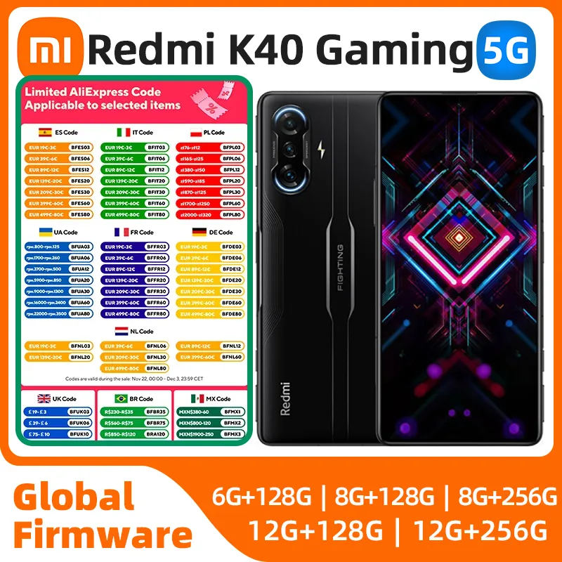 xiaomi redmi k40 Game Enhanced Edition Android 5G Unlocked 6.67 inch 256GB ROM All Colours in Good Condition Original used phone - Imagen 1