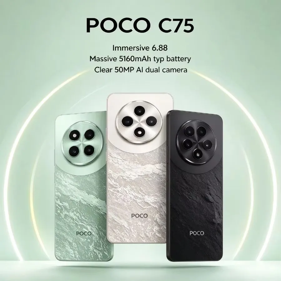 2026 new POCO C75 Global Version Factory Unlocked Smartphone 8GB RAM+256GB ROM 6.88 Inch 120Hz High Refresh Rate HD Display - Imagen 1