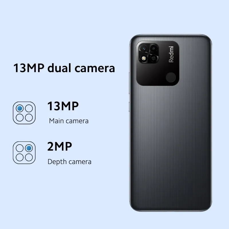 Original Xiaomi Redmi 10A 4G Global Smartphone 4GB 64GB 6.53' HD Display Helio G25 Octa Core 13MP Fingerprint 5000mAh SmartPhone - Imagen 3
