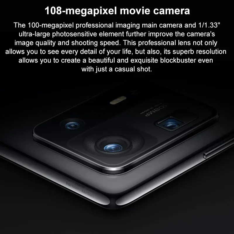 Xiaomi Mix 4 smartphone Snapdragon 888+ 108MP+20MP Camera 6.67" AMOLED Screen  4500mAh Battery used phone - Imagen 4