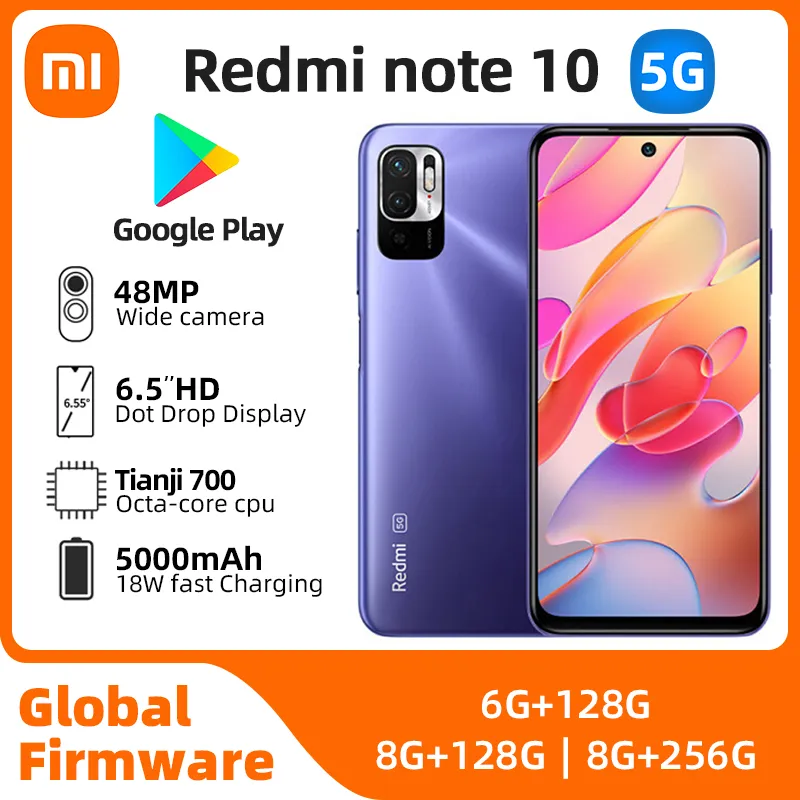 xiaomi redmi note10 Android 5G Unlocked 6.5 inch 8GB RAM 256GB ROM All Colours in Good Condition Original used phone - Imagen 1