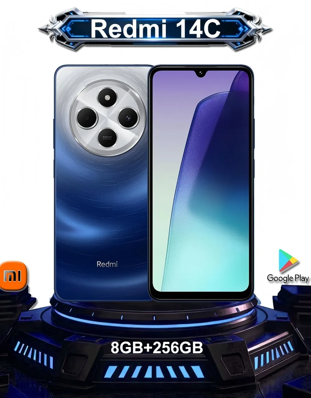 Redmi 14C 4G Fashion smart phone 8GB+256GB 5160mAh Type-C XIAOMI [EU/US/UK specifications] - Imagen 1