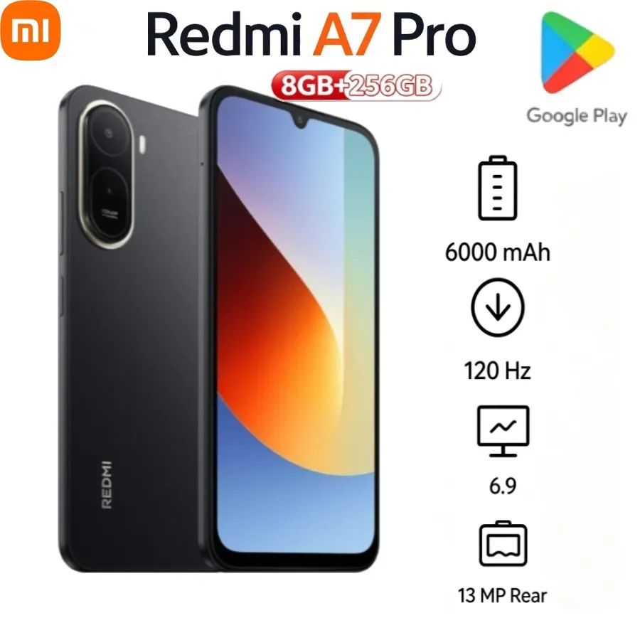 xiaomi Redmi A7pro 6.9" Smartphone  6000mAh Battery 13MP Dual Camera Large Screen Mobile Phone Global Version 2026 Latest - Imagen 1