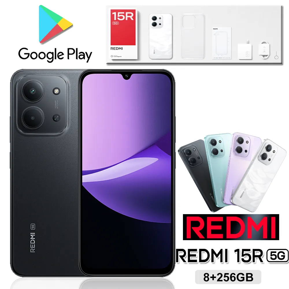 XIAOMI/REDMI 15R original smart fashion mobile phone 13 million pixels HD main camera 8GB+256GBn memory/6000mAh long standby - Imagen 1
