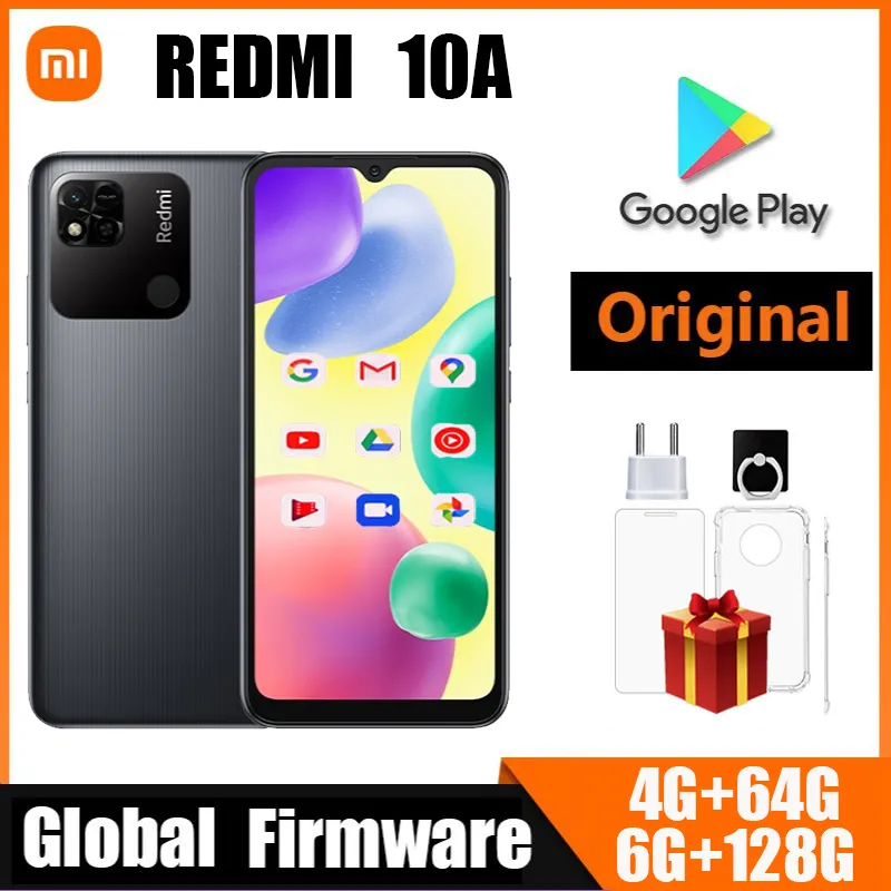 Xiaomi Redmi 10A Smartphone 13MP HD Display Helio 6.53'  G25 Octa Core  Fingerprint 5000mAh Global Firm Used phone - Imagen 1