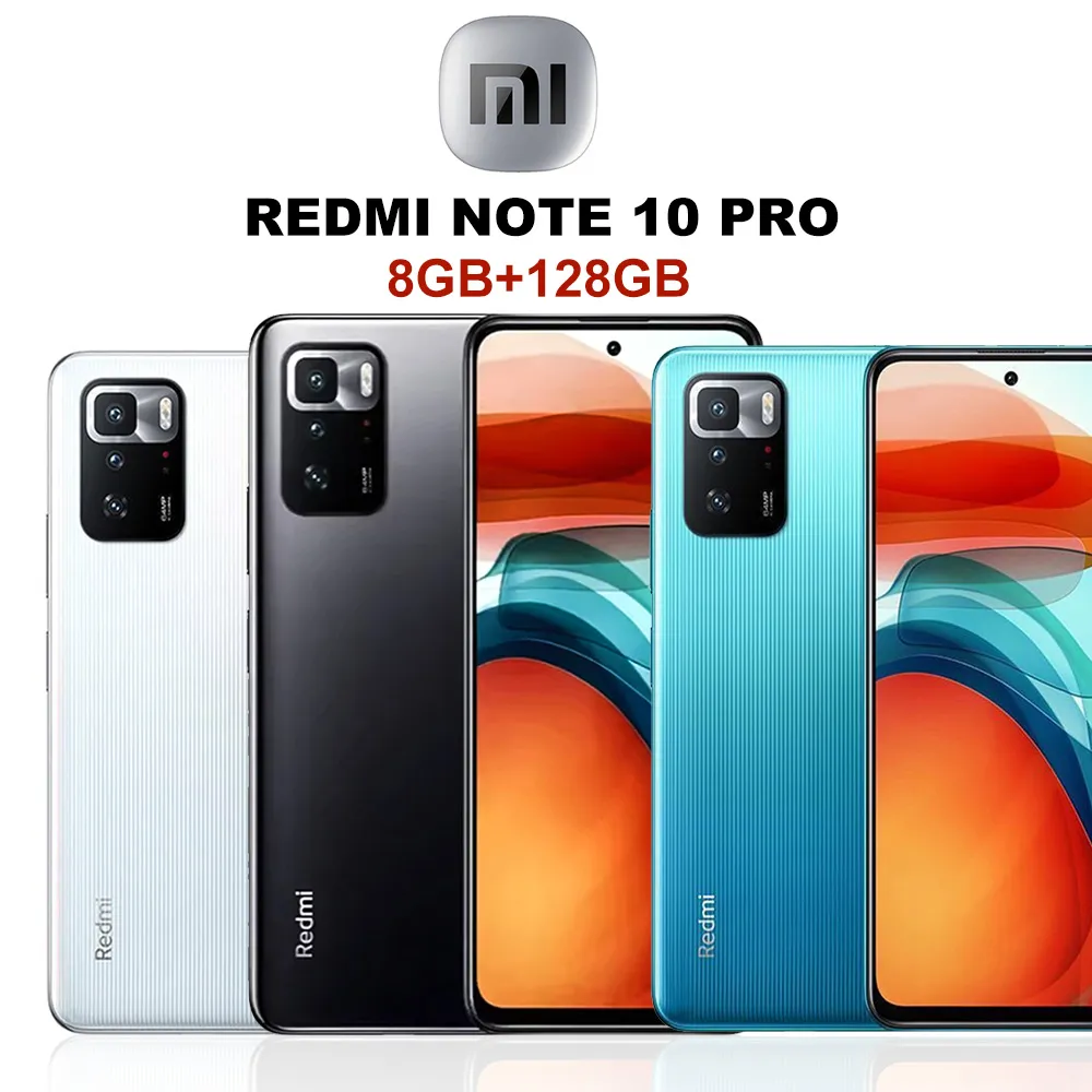 Original 5G Smartphone Xiaomi Redmi Note 10 Pro Global ROM Dimensity 1100 Octa Core 8GB+128GB 5000mAh 67W/NFC/GPS - Imagen 1