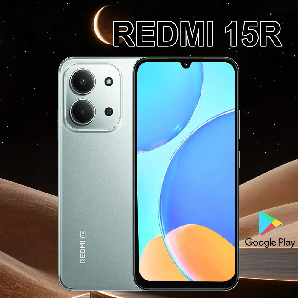 XIAOMI Redmi 15R 33W wired fast charging smart phone 13 million pixels HD main camera 8GB+256GB6000mAh - Imagen 2