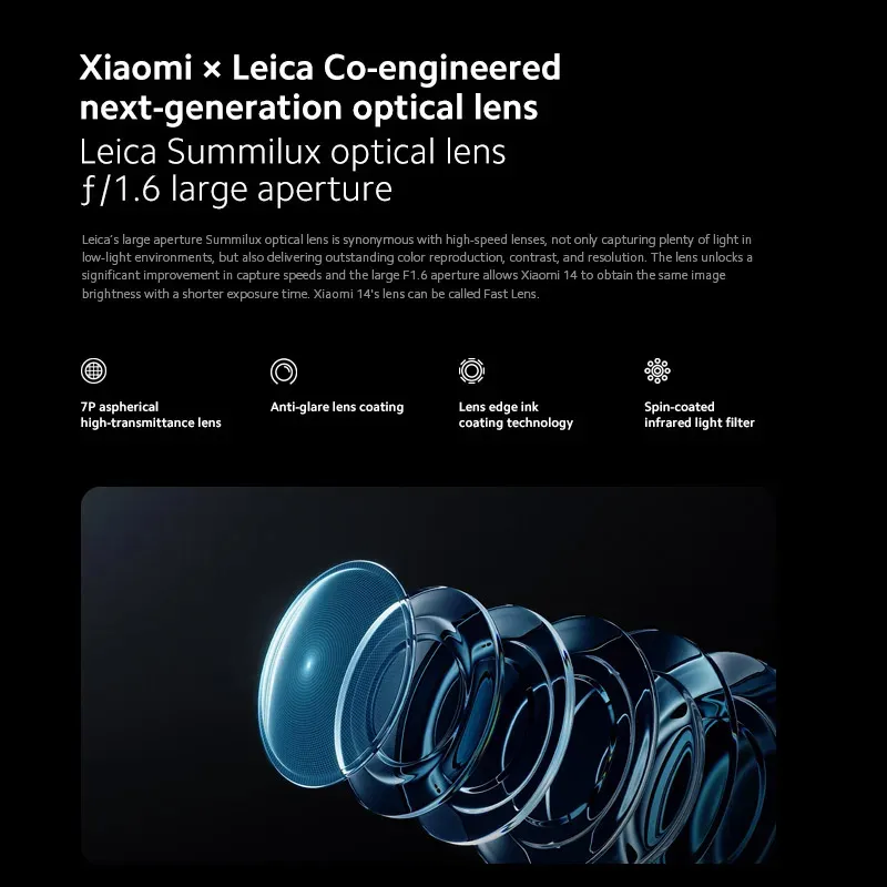 Xiaomi 14 5G Smartphone Global Version Snapdragon® 8 Gen 3 50MP Leica Camera 6.36" 120Hz 1.5K AMOLED Display 90W HyperCharge - Imagen 3