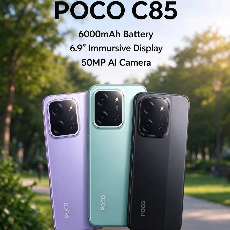 2026 New POCO C85 Global Version Mobile Phone 6.9" 120Hz 6000mAh Long Battery 33W Charge 50MP Cam Helio G81-Ultra - Imagen 2