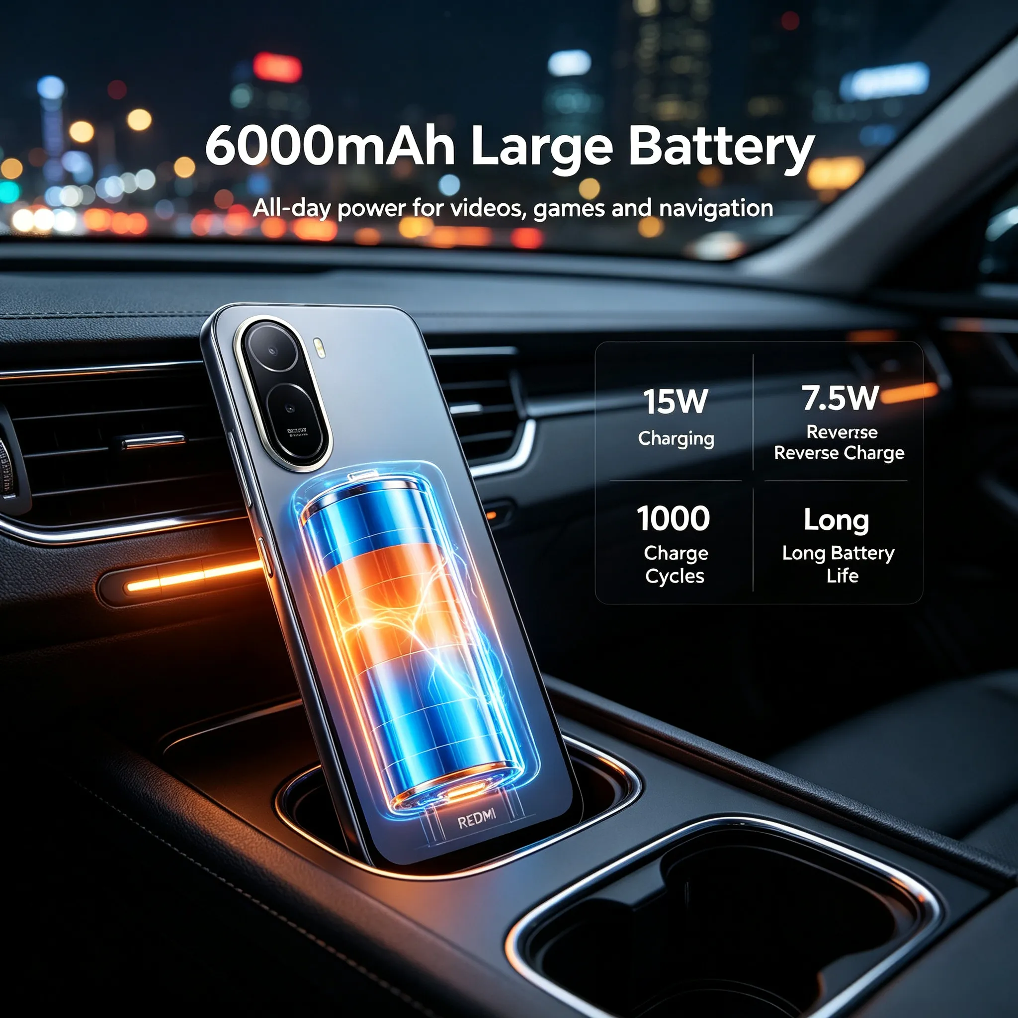 2026 New Xiaomi Redmi A7Pro 8 GB RAM 256 GB ROM 6.9' FHD+ Helio G85 Gaming Smartphone Dual 5G VoLTE 5000mAh Dual Rear Camera - Imagen 3