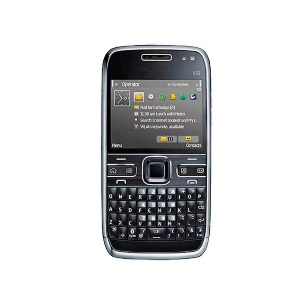 Finland made Unlocked E72 in Mobile Cell Phone GSM 2G 3G 5MP camera 240x320 Display Resolution support multi-language used phone - Imagen 3