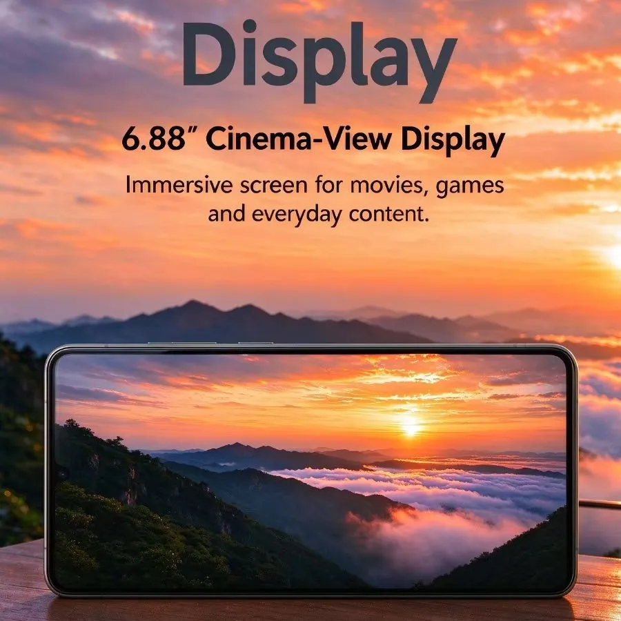 2026 new POCO C75 Global Version Factory Unlocked Smartphone 8GB RAM+256GB ROM 6.88 Inch 120Hz High Refresh Rate HD Display - Imagen 4