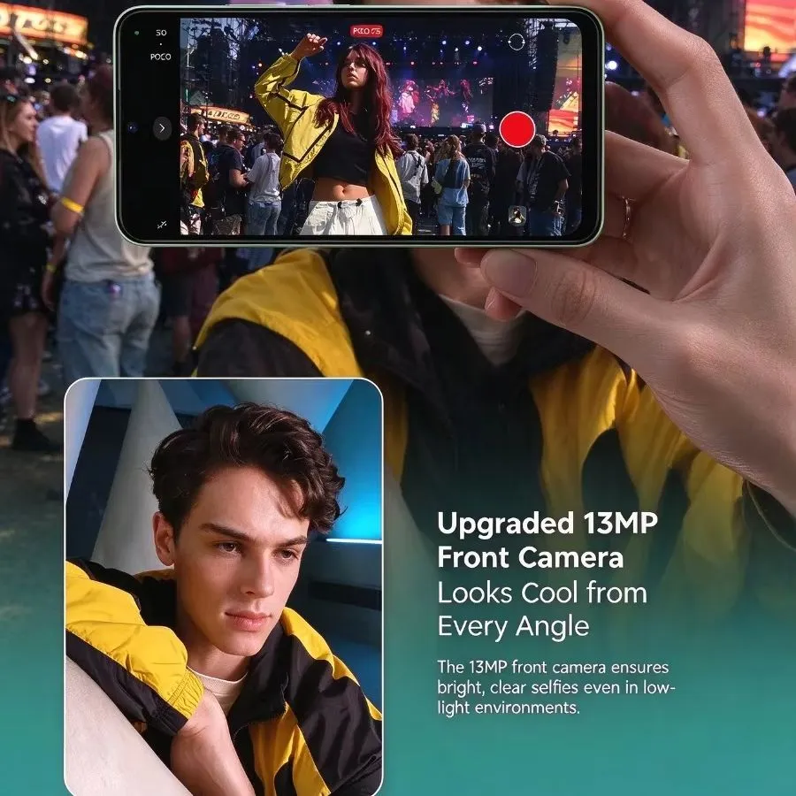 2026 New POCO C75 Global Version Factory Unlocked Smartphone 8GB RAM 256GB ROM 6.88 Inch 120Hz High Refresh Rate HD Display - Imagen 5