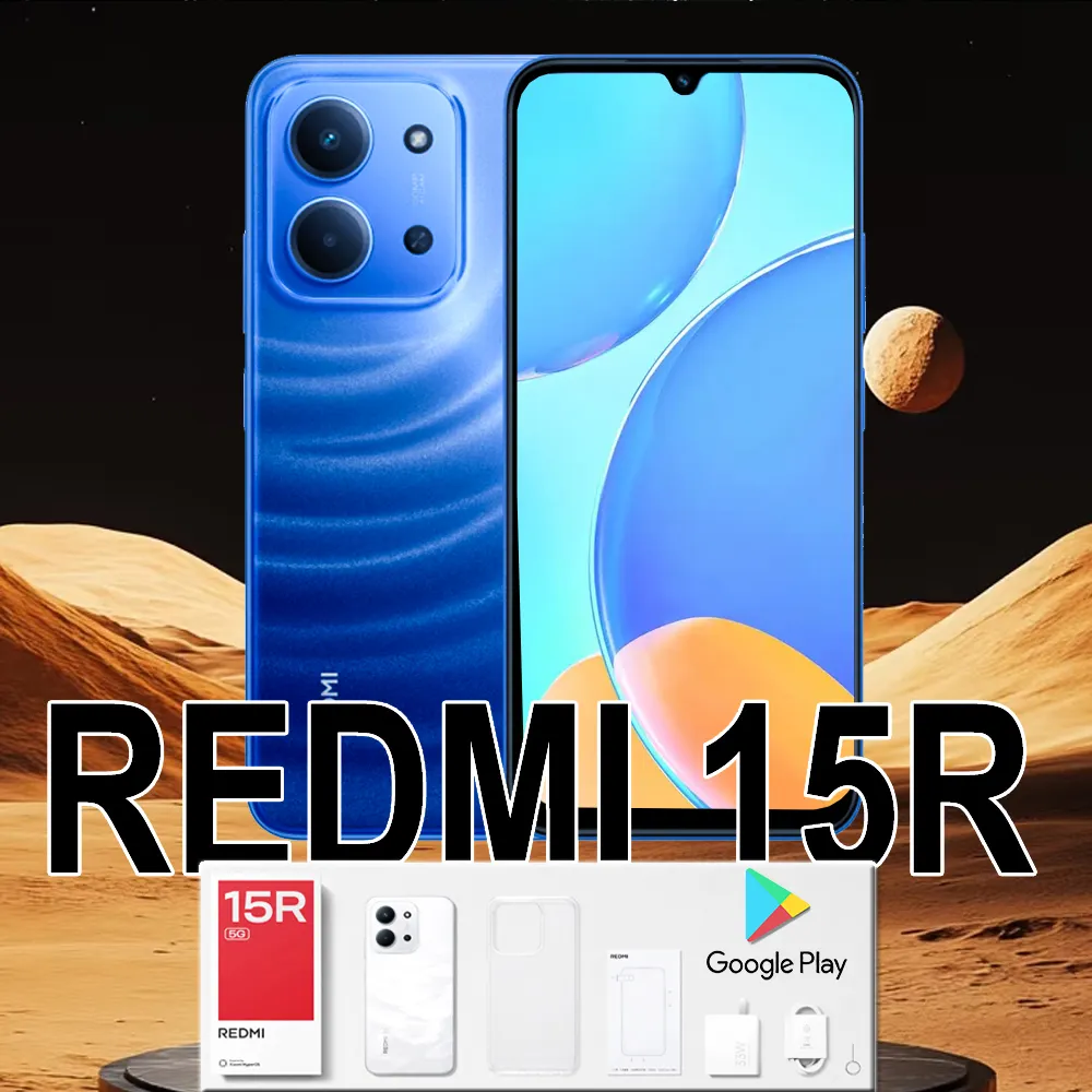 Xiaomi 8GB+256GB/6000mAh/side fingerprint/facial recognition REDMI 15R brand new mobile phone 13 million pixel HD main camera - Imagen 1