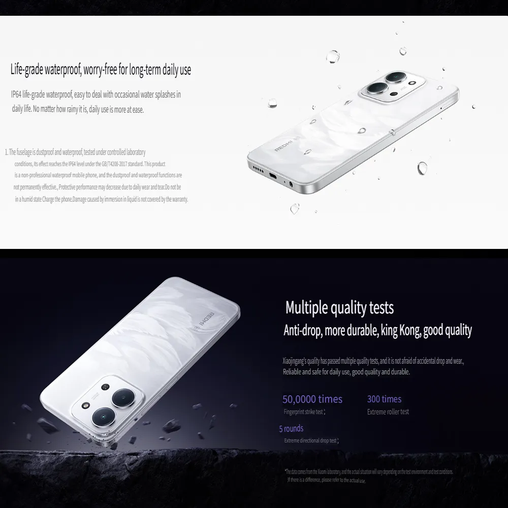Xiaomi 8gb+256gb ram smart phone 13 million pixel HD main camera/6000mah long standby battery Redmi 15R - Imagen 4