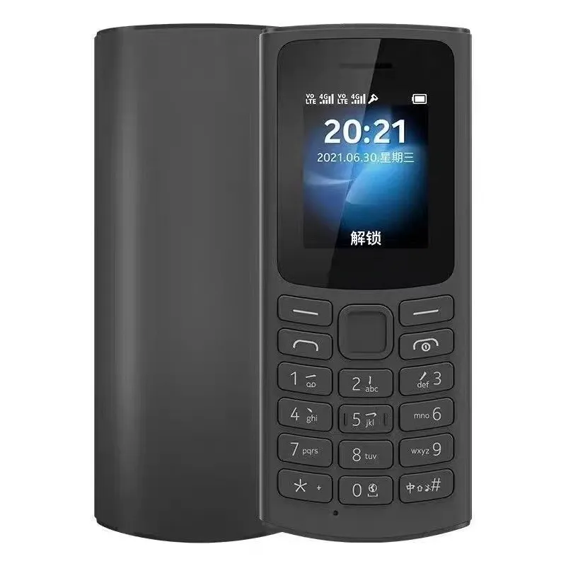 Finland made Unlocked 105 2023 4G  Feature Phone Dual SIM Bluetooth 5.0 FM Radio Call Recording with Hebrew Keyboard used phone - Imagen 3