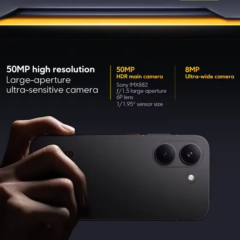 Global Version POCO X8 Pro 5G 12GB/512GB Smartphone Dimensity 8500-Ultra 6500mAh 100W Charge 50MP OIS Camera 6.59" 120Hz NFC - Imagen 5