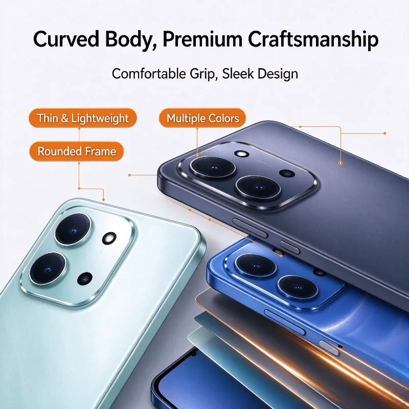 New Redmi 15R Global Version Smartphone 8GB+256GB 6000mAh Battery 120Hz Display 13MP Camera Unlocked xiaomi Smartphon Dual SIM - Imagen 2