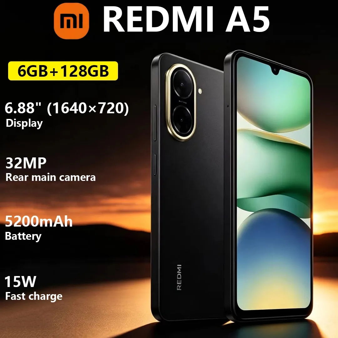 Xiaomi Redmi A5 Fashion Mobile Phone 32MP AI Dual Camera 6.88 inches 5200mAh‌ Battery Cost-Effective Smartphone For Daily Use - Imagen 1