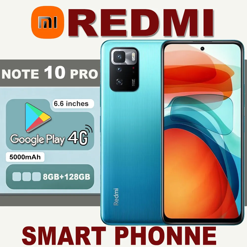 [EU/US/UK specifications] Redmi Note 10 Pro 8GB+128GB 5000mAh 67W/NFC/GPSOriginal 4G Smartphone Xiaomi - Imagen 1