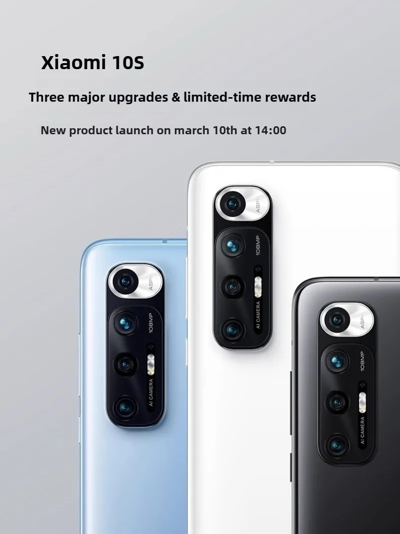 Xiaomi 10S Smartphone Snapdragon 870 108MP Camera 4780mAh 33W Fast Charge Harman Kardon Stereo Mobile Phones Smartphone - Imagen 4