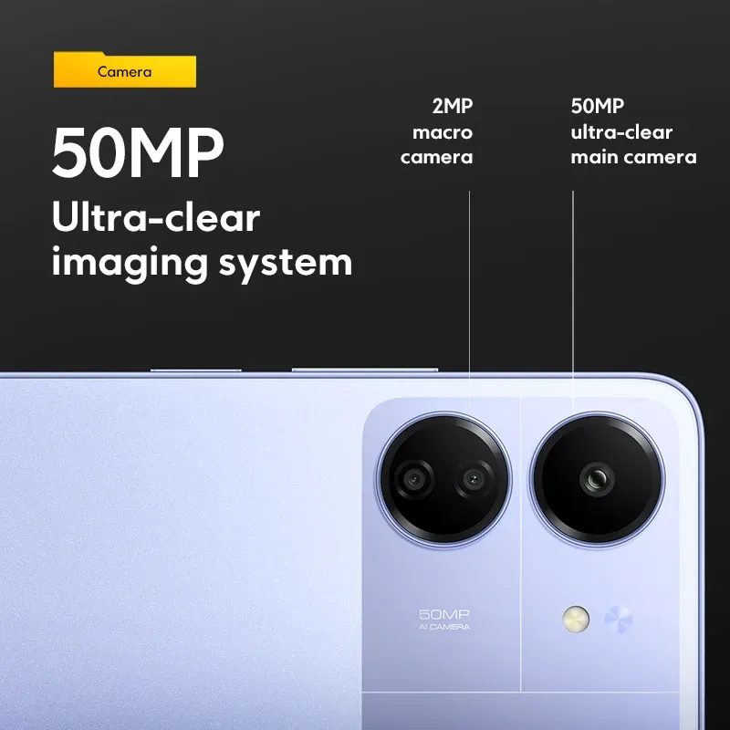 Global Version POCO C65 6.74'' display 90Hz 50MP AI Triple Camera 128GB/256GB MediaTek Helio G85 5000mAh Battery NFC 18W - Imagen 3