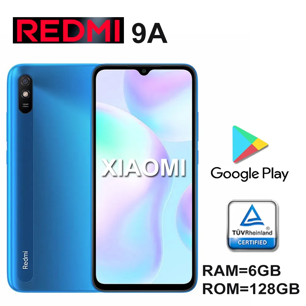 XIAOMI/REDMI 9A brand new smart phone 6GB+128GB RAM/built-in 5000mAh/side fingerprint recognition/facial recognition/GPS - Imagen 2