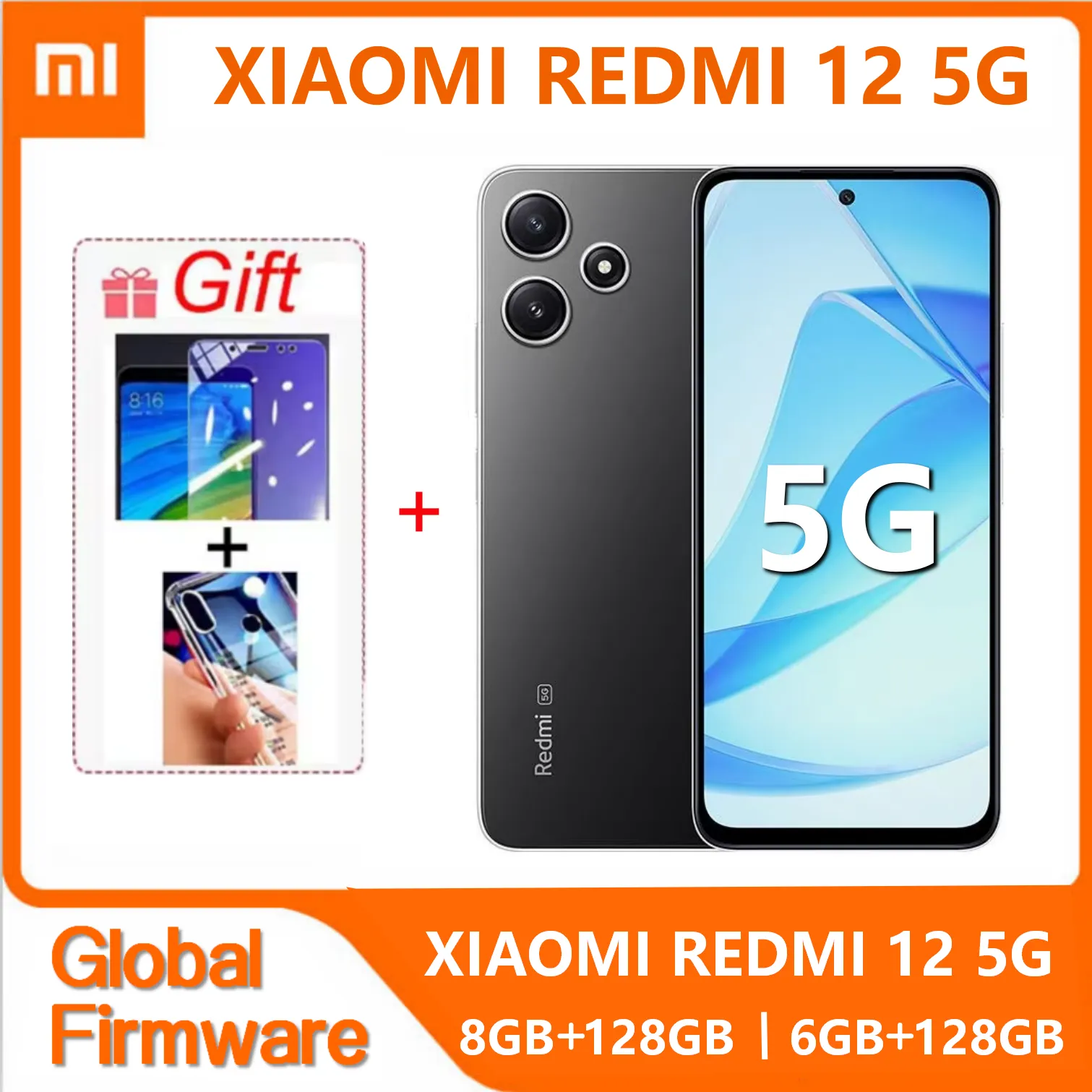 2026 Xiaomi Redmi 12 5G 5000mAh Battery Snapdragon 4 Gen2 SmartPhone 50MP Quad Camera 6.79 inch Screen LCD phone - Imagen 1