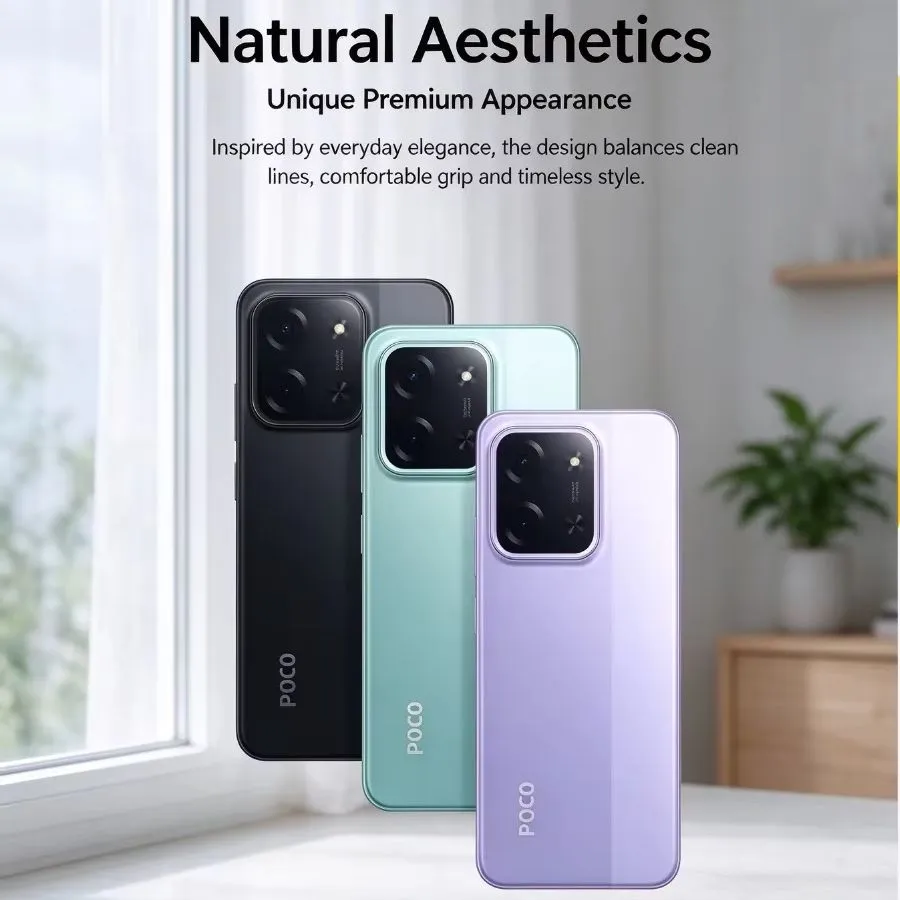 2026 New POCO C85 Global Version Mobile Phone 6.9" 120Hz 6000mAh Long Battery 33W Charge 50MP Cam Helio G81-Ultra - Imagen 4