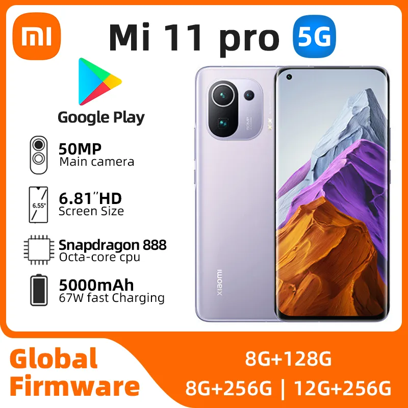 Xiaomi Mi 11pro Android 5G Unlocked 6.81 inch 12GB RAM 256GB ROM All Colours in Good Condition Original used phone - Imagen 1