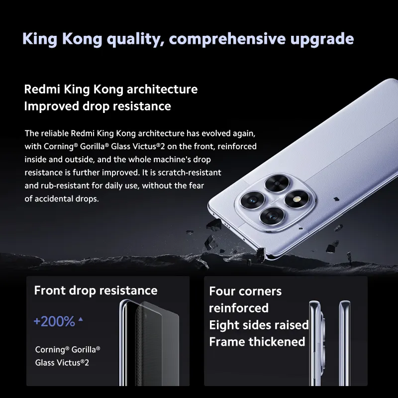Xiaomi Redmi Note 14 Pro Chinese Version 120Hz 50MP Xiaomi HyperOS 5500mmAh(typ) battery，45W turbo charging Dimensity 7300-Ultra - Imagen 4