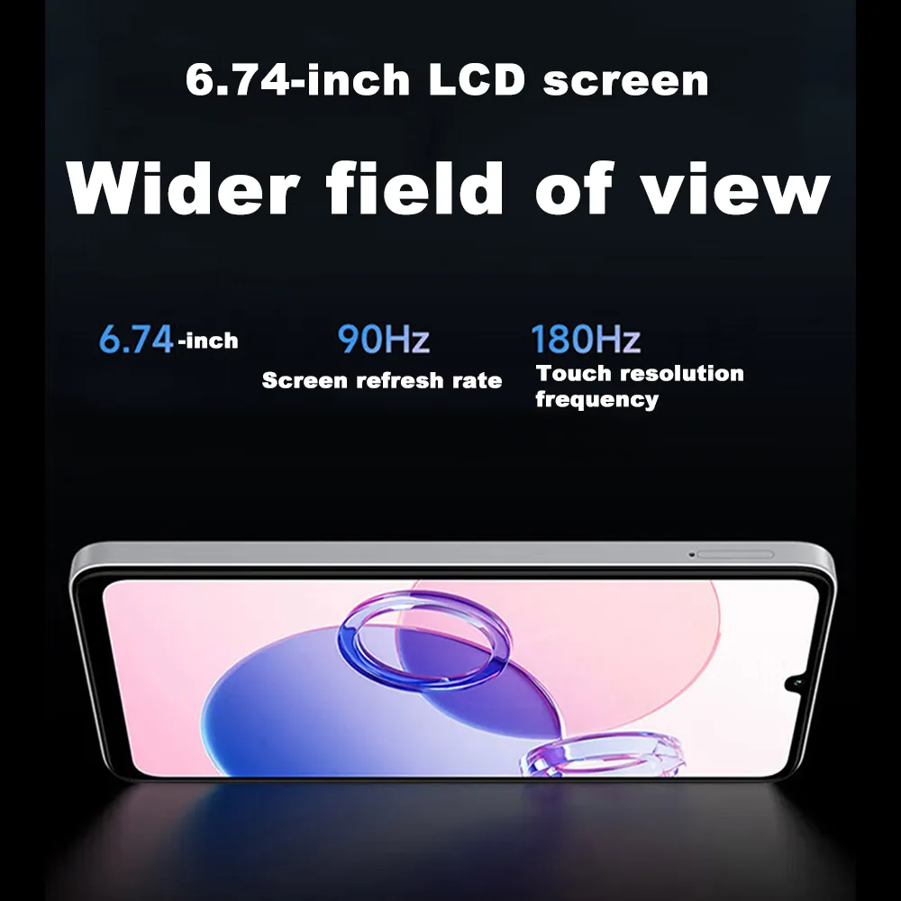 XIAOMI Redmi 13C 8GB/256GB NFC side fingerprint/facial recognition fashion smart music camera 5G mobile phone 50MP rear camera - Imagen 3