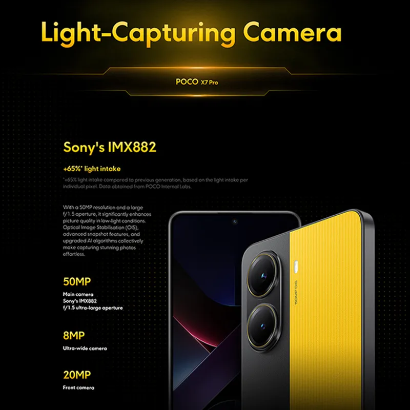 【Brand+】POCO X7 Pro Smartphone Dimensity 8400-Ultra 6000mAh 90W HyperCharge 6.67" AMOLED display NFC Xiaomi HyperOS 2 - Imagen 5