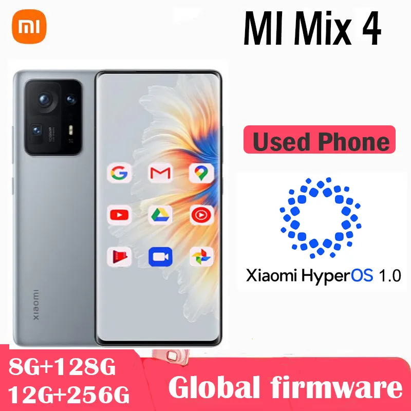 Global Firmware Xiaomi Mix 4 5G Smartphone Qualcomm Plus 108MP 120W 4500mAh 6.67 " Wireless Charging Used Phone - Imagen 1