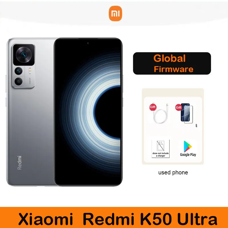 Global firmware Xiaomi Redmi K50 Ultra 5G 6.67inch Android  Smartphone Snapdragon 8+ Gen 1 No charger 5000mAh Battery used phone - Imagen 1