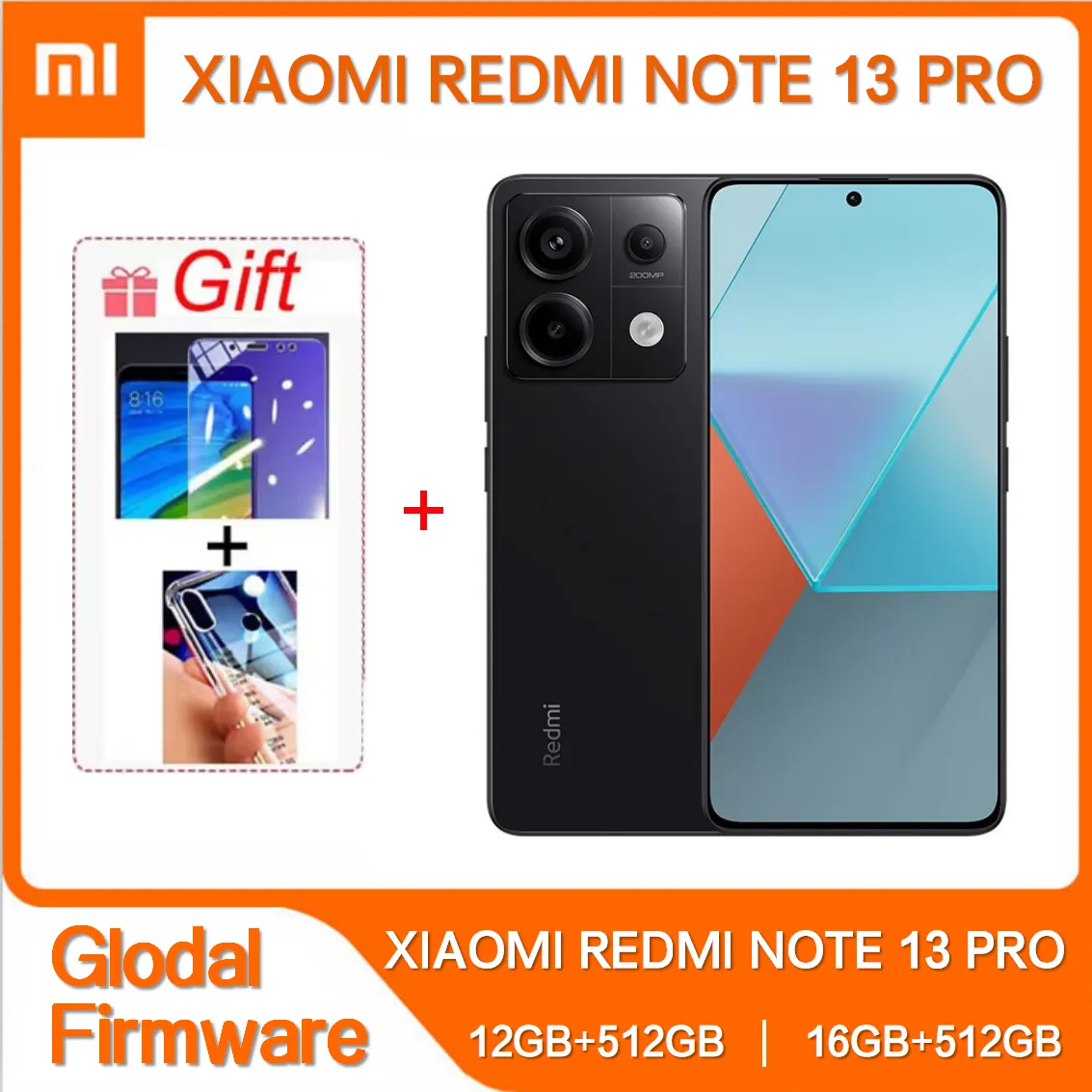 New Xiaomi Redmi Note 13 Pro 5G Smartphone 16GB 512GB Android 6.67 inch Qualcomm's Second Generation Snapdragon Global Rom - Imagen 1