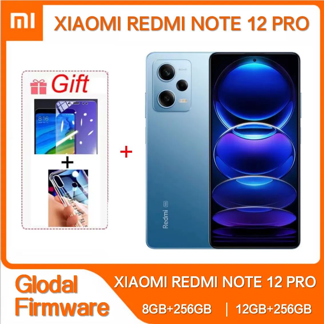 Xiaomi Redmi Note 12 Pro 5G Smartphone 5000mAh Battery MTK Dimensity 1080 Octa Core 67W Fast Charge 50MP Camera Global Rom - Imagen 1