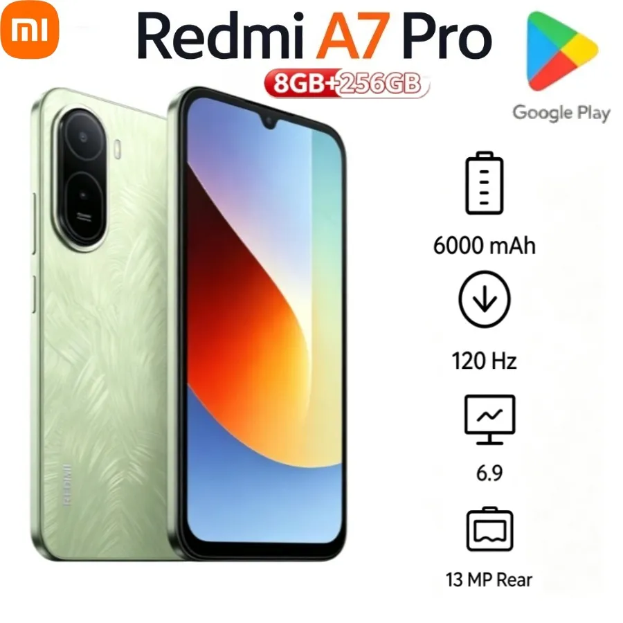 xiaomi Redmi A7pro 6.9" Smartphone  6000mAh Battery 13MP Dual Camera Large Screen Mobile Phone Global Version 2026 Latest - Imagen 3