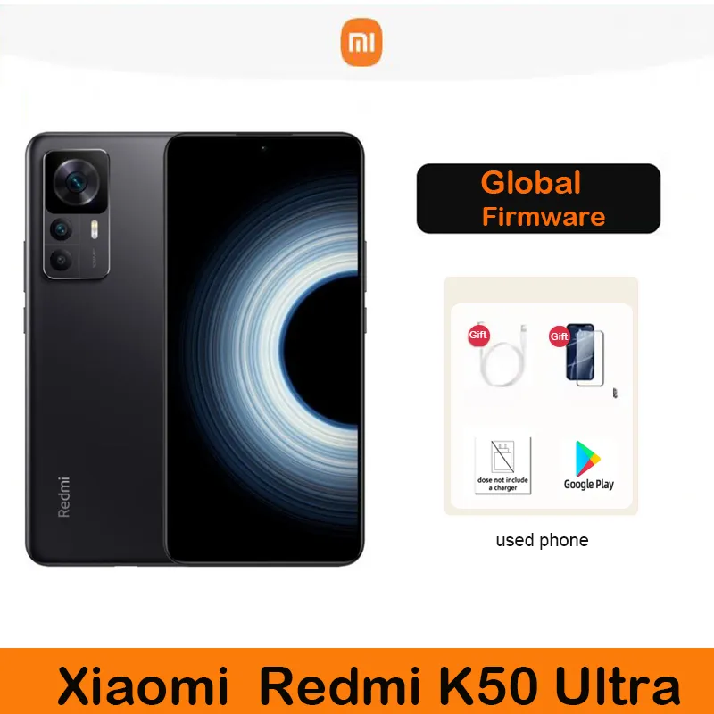 Xiaomi Redmi K50 Ultra 5G 6.67inch Android  Smartphone Snapdragon 8+ Gen 1 No charger 5000mAh Battery used phone - Imagen 1