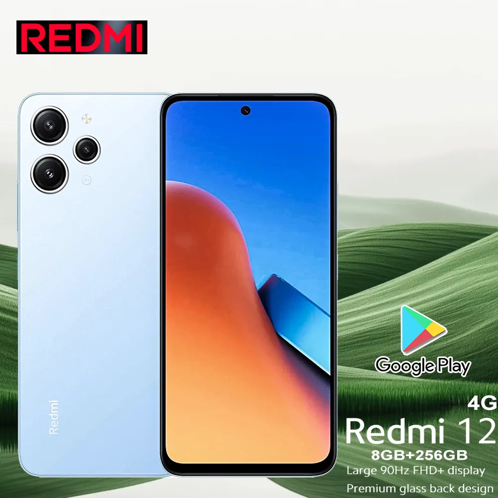 XIAOMI mobile phone REDMI 12 smart phone 8GB+256GBn memory 5000mAh battery Mediatek Helio G88c processor / body thickness 8.17mm - Imagen 3